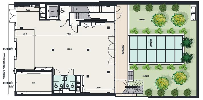 Bureau Neuilly-sur-Seine 2044m² Vente bureau Neuilly-sur-Seine Hauts-de-Seine OVBUR2310869 10